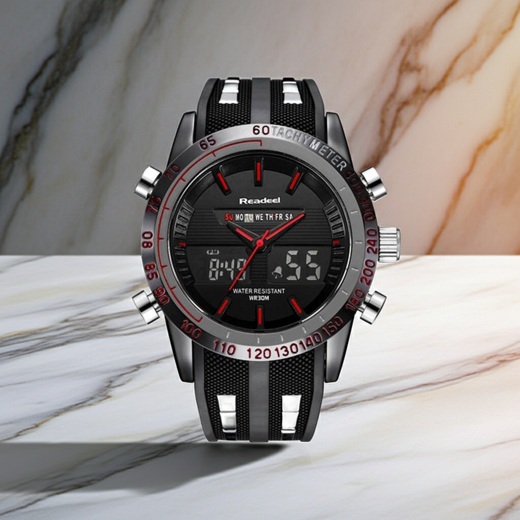 Fashion Sports Multi-function Electronic Watch For Men
