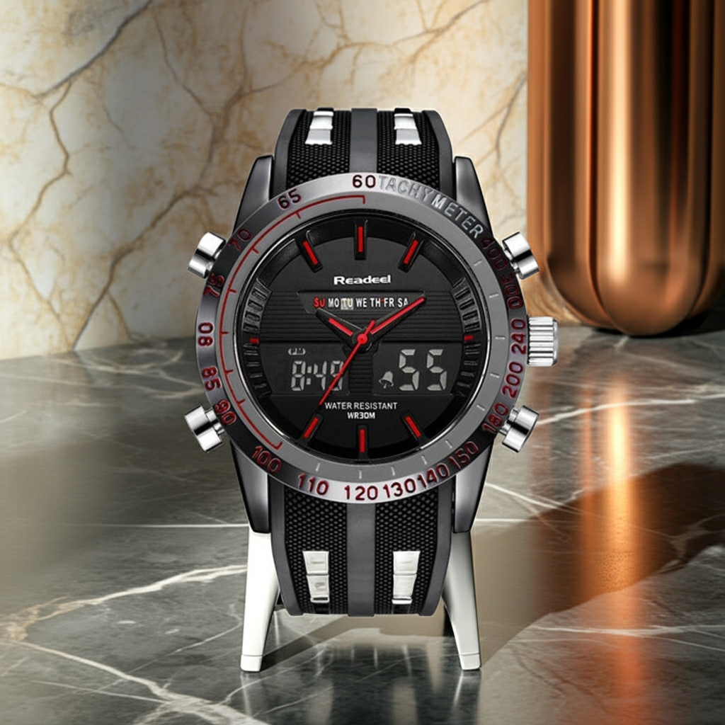 Fashion Sports Multi-function Electronic Watch For Men