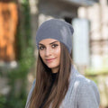 Women Men Soft Knitted Warm Baggy Beanie Hat Unisex Crochet Slouch