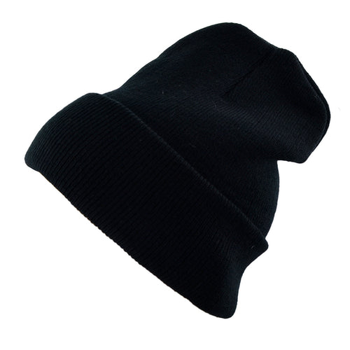 Women Men Soft Knitted Warm Baggy Beanie Hat Unisex Crochet Slouch