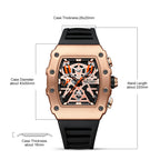 MEGIR Luxury Outdoor Sport Wristwatch for Men Silicone Waterproof Watches Quartz Military Watch Male Clock Chronograph 2218