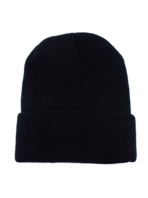 Women Men Soft Knitted Warm Baggy Beanie Hat Unisex Crochet Slouch