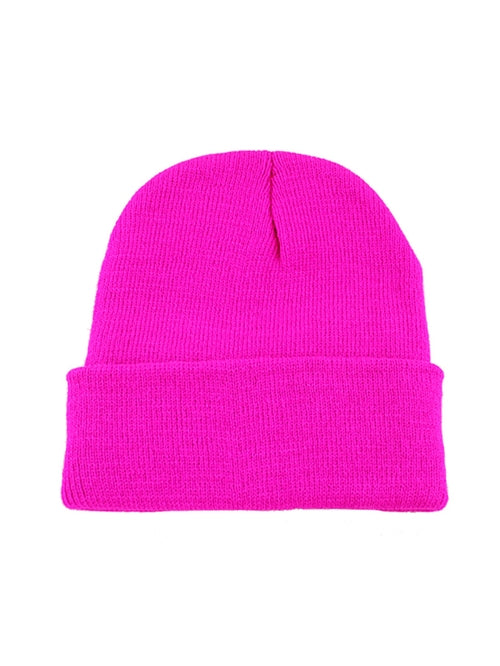 Women Men Soft Knitted Warm Baggy Beanie Hat Unisex Crochet Slouch