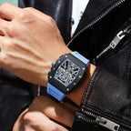 MEGIR Luxury Outdoor Sport Wristwatch for Men Silicone Waterproof Watches Quartz Military Watch Male Clock Chronograph 2218