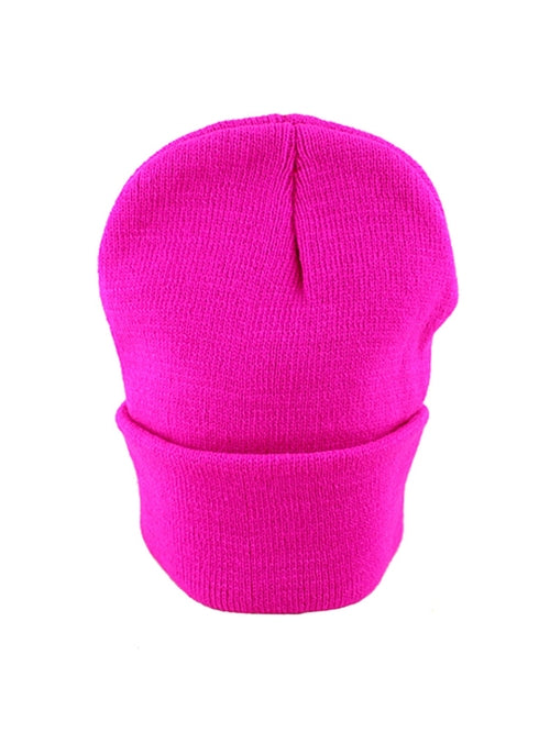 Women Men Soft Knitted Warm Baggy Beanie Hat Unisex Crochet Slouch