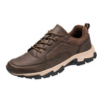 SIHI Men’s Waterproof Leather Hiking Shoes, Non-Slip Outdoor Trekking