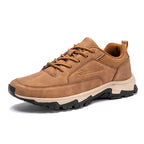 SIHI Men’s Waterproof Leather Hiking Shoes, Non-Slip Outdoor Trekking
