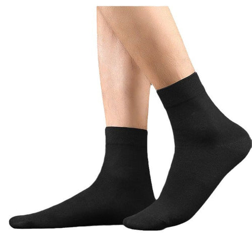 Men's socks, odor-resistant and sweat-absorbent, mid-calf style for