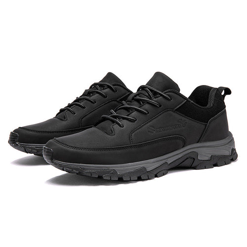 SIHI Men’s Waterproof Leather Hiking Shoes, Non-Slip Outdoor Trekking