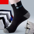 Socks Men's Mid-Calf Letter Sport Cotton Socks Sports Deodorant